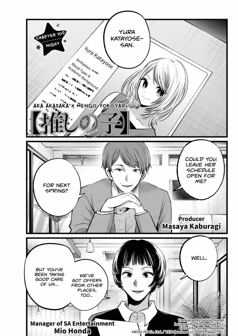 Page 1 of Chapter 109: Chapter 109: Character Relationships